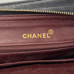 Chanel Chain Tote Bag Quilted Lambskin Black Gold — view 5