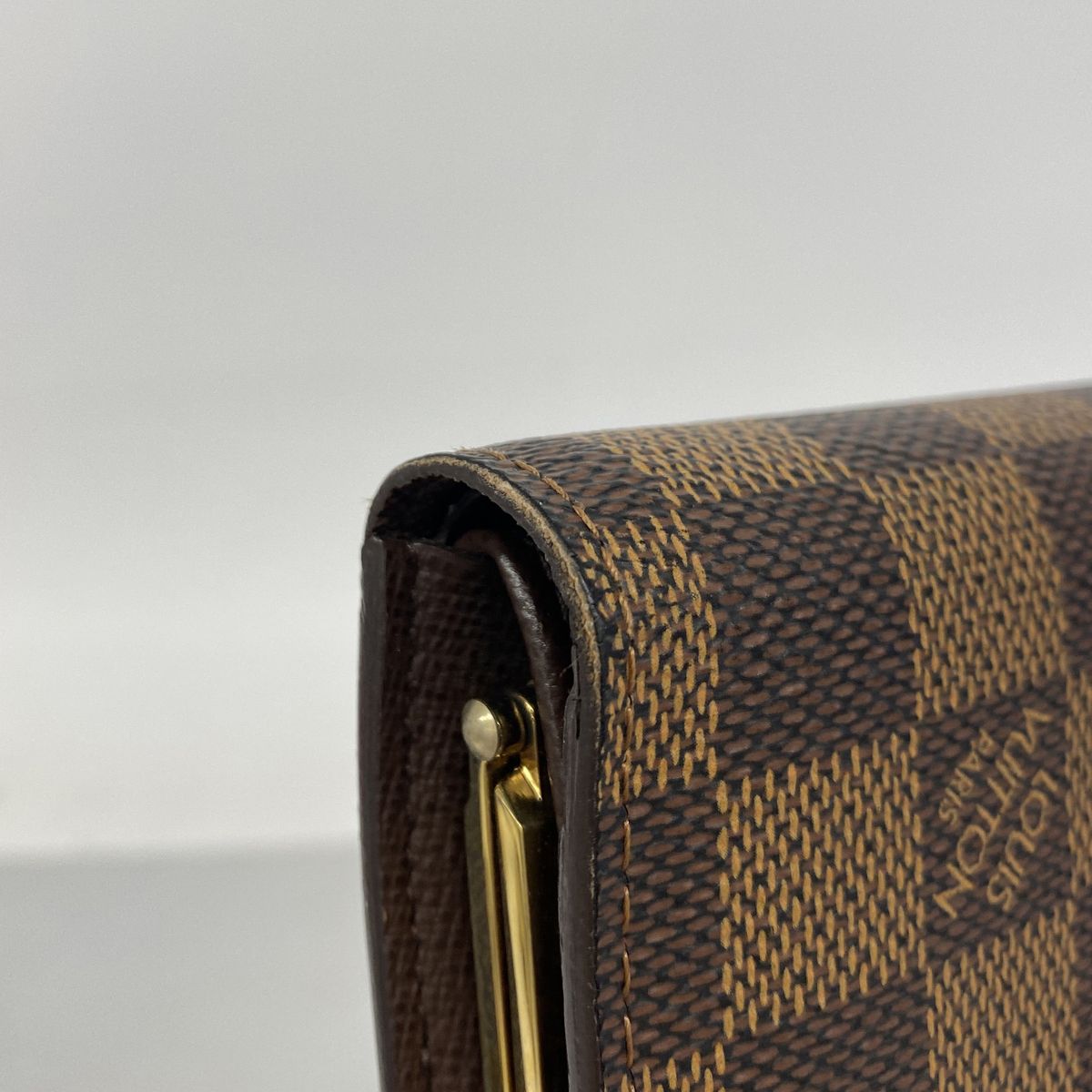 Louis Vuitton Wallet Damier Porte Monnaie Billets Viennois Ebene — view 5