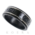 Gucci 18k White Gold Synthetic Corundum Icon Ring