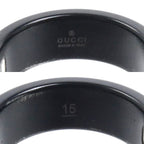 Gucci 18k White Gold Synthetic Corundum Icon Ring — view 5