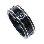 Gucci 18k White Gold Synthetic Corundum Icon Ring — view 2