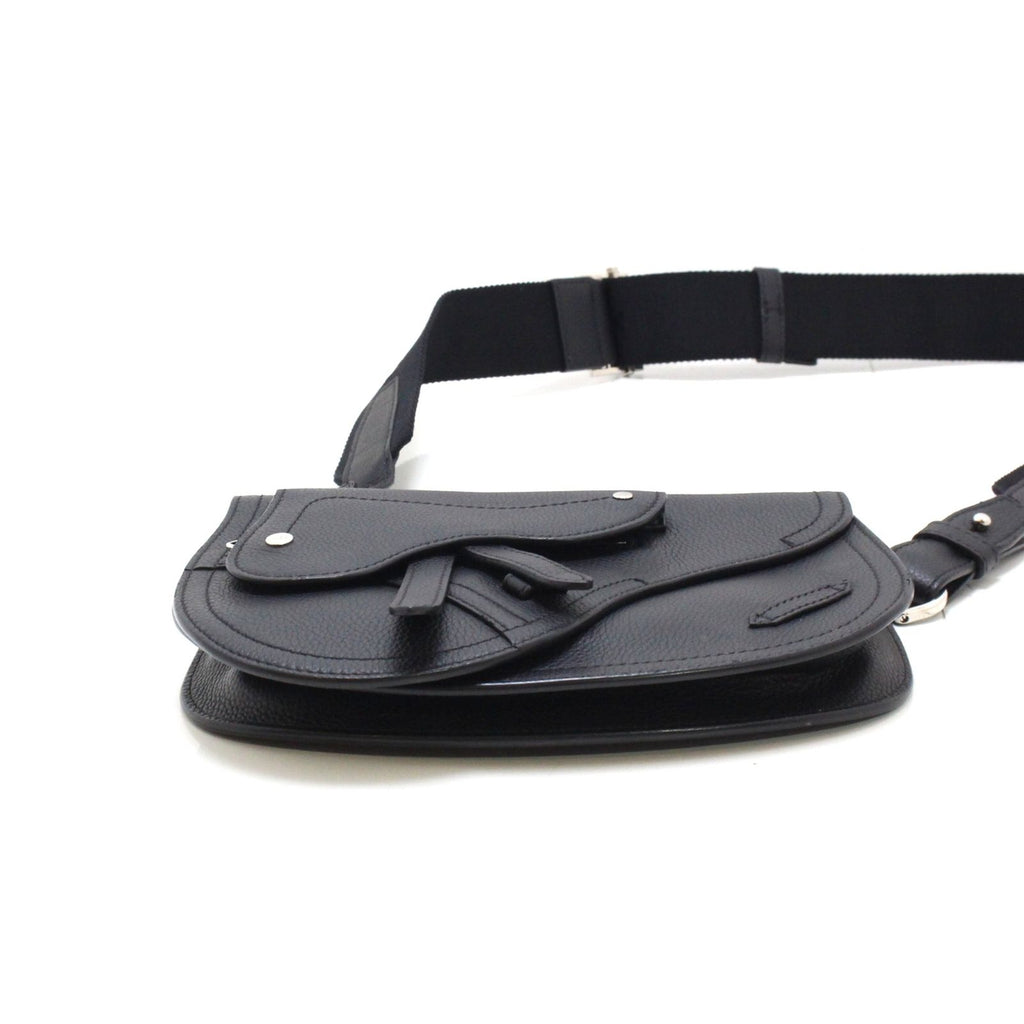 Dior Saddlebag Black Belt Bag Calfskin — view 4