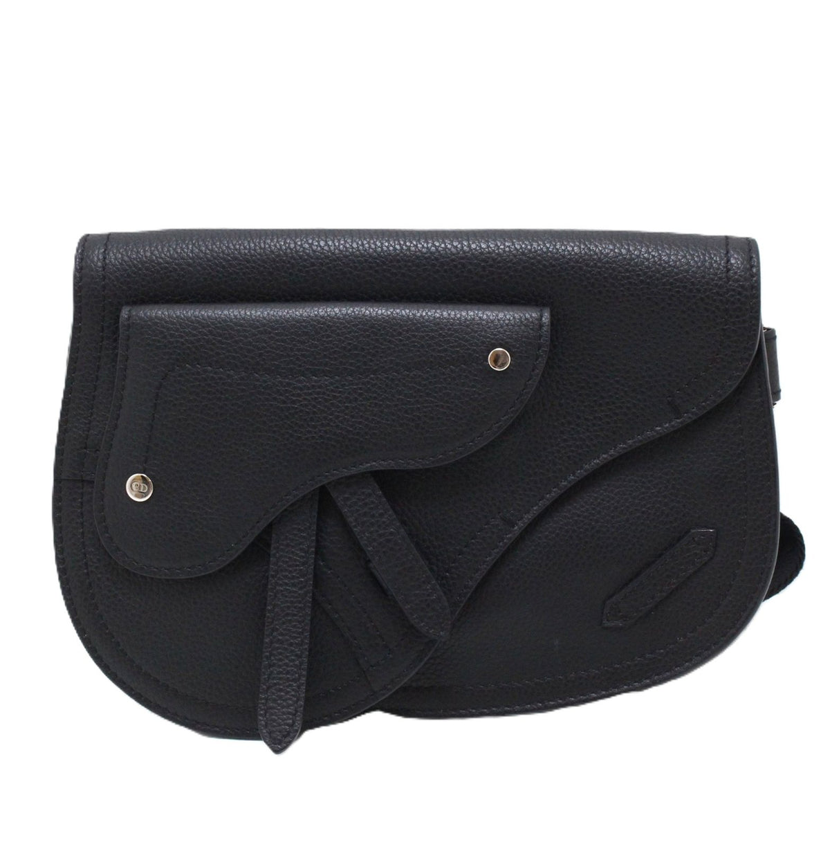 Dior Saddlebag Black Belt Bag Calfskin