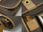 Celine Macadam Shoulder Bag Pochette Brown — view 7