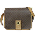 Celine Macadam Shoulder Bag Pochette Brown