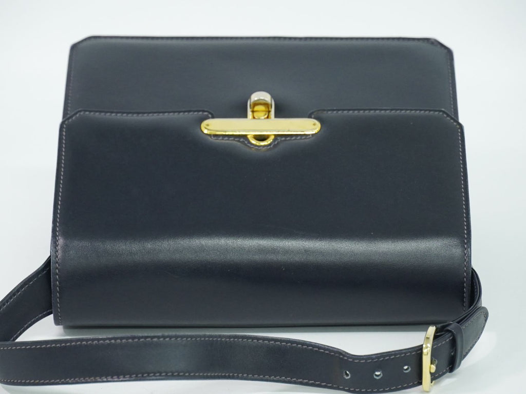 Gucci Leather Shoulder Bag Black — view 5