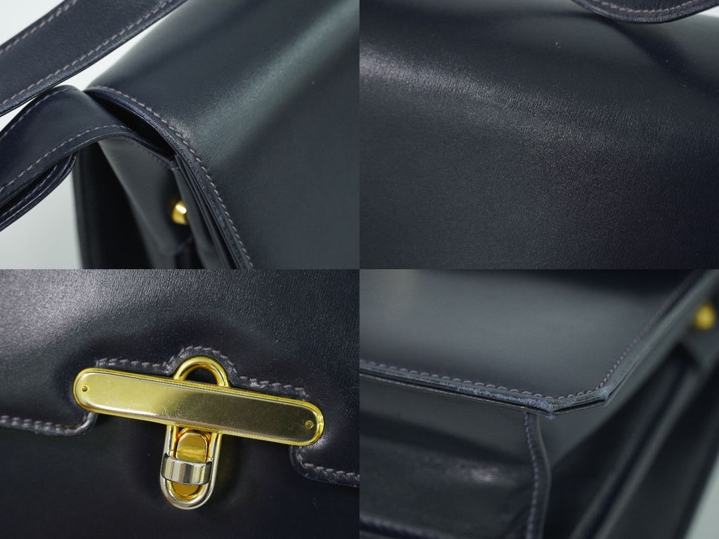 Gucci Leather Shoulder Bag Black — view 7