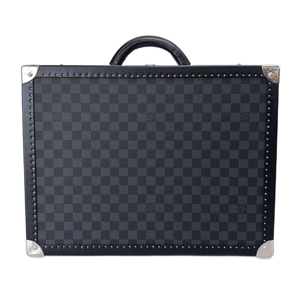 Louis Vuitton Cotteville 45 Damier Graphite 45 Hard Case Attache Trunk — view 2