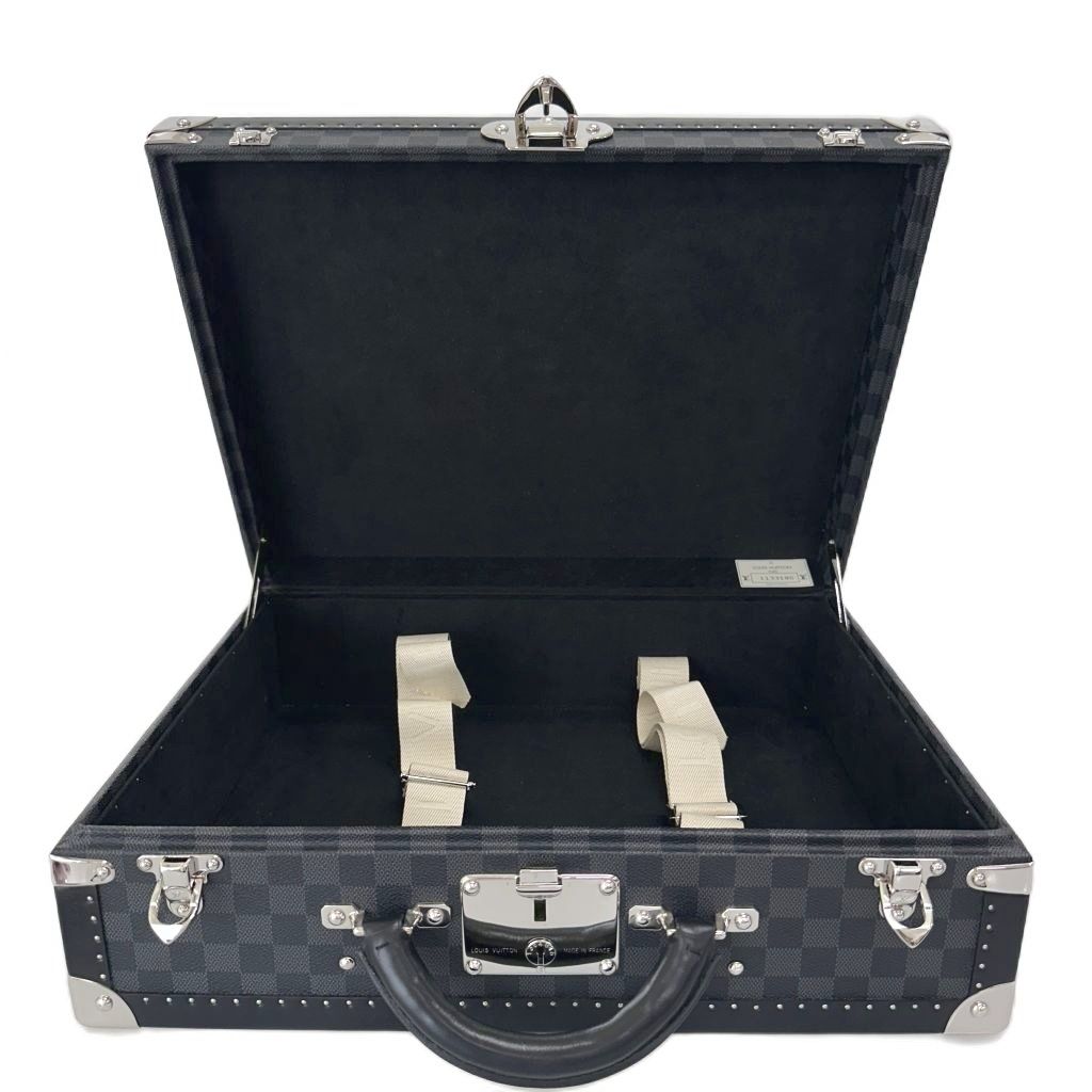 Louis Vuitton Cotteville 45 Damier Graphite 45 Hard Case Attache Trunk — view 3