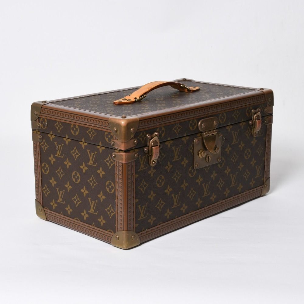 Louis Vuitton Monogram Hard Case with Mirror Trunk Brown — view 3