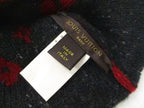 Louis Vuitton Knit Cap Hat Monogram Flower Wool Cashmere Red — view 3