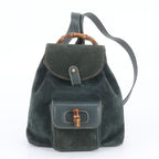 Gucci Bamboo 003 58 Leather 2-Way Backpack Shoulder Bag