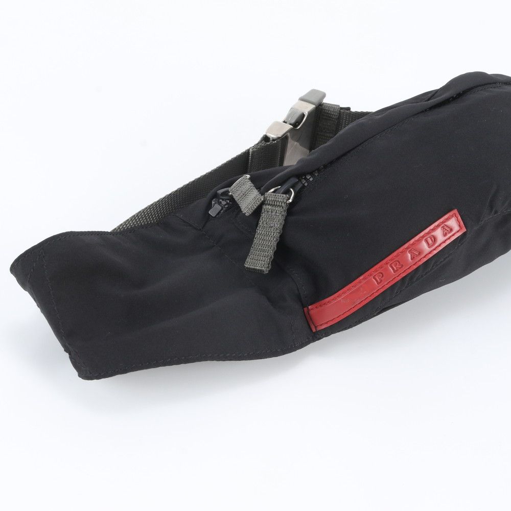 Prada Sports Belt Bag Crossbody Body Waist Pouch Shoulder Black — view 7
