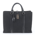 Gucci Leather Nylon Business Bag Document Bag Black