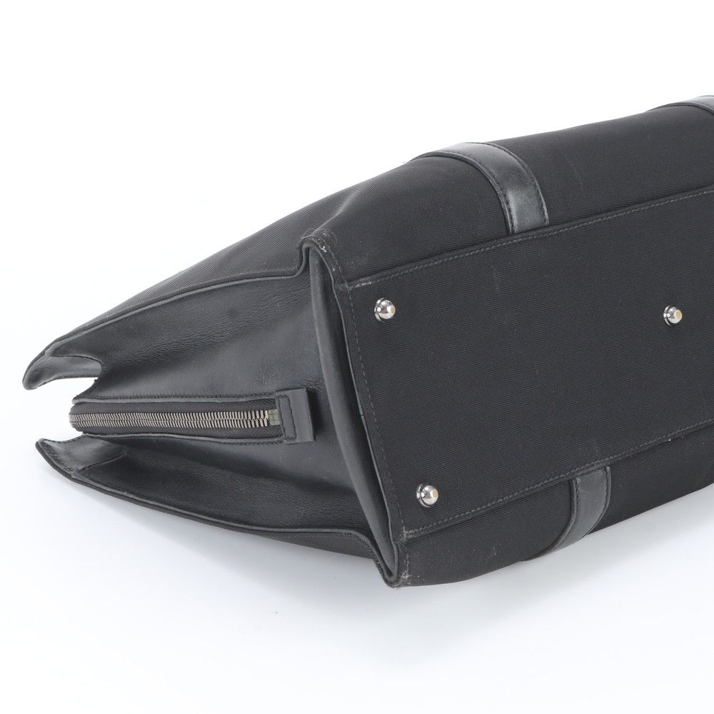 Gucci Leather Nylon Business Bag Document Bag Black — view 5
