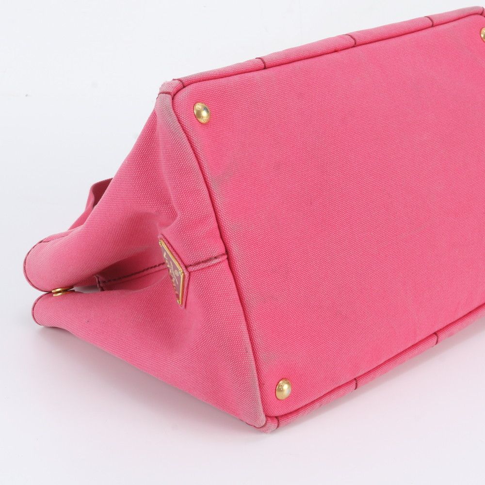 Prada Canapa Shoulder Bag Crossbody Tote with Nagoya Icard — view 6
