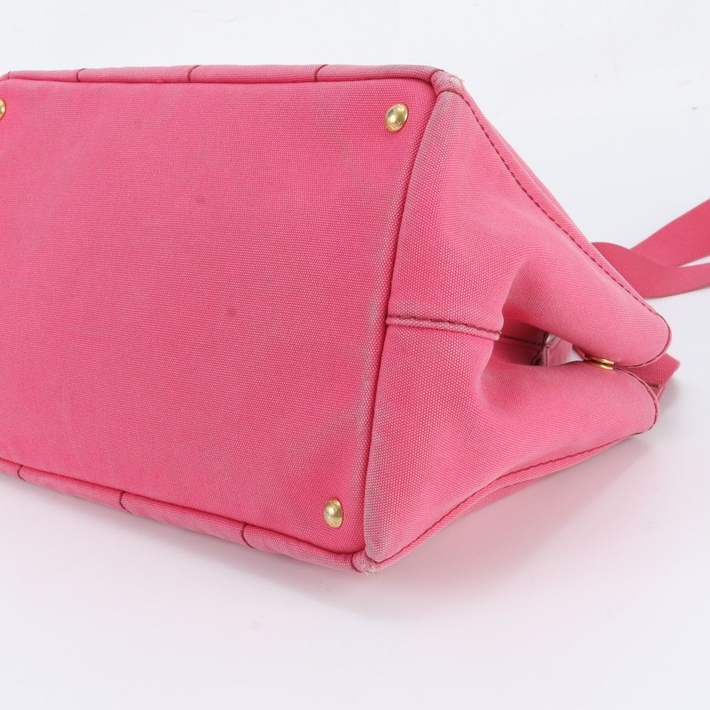 Prada Canapa Shoulder Bag Crossbody Tote with Nagoya Icard — view 5
