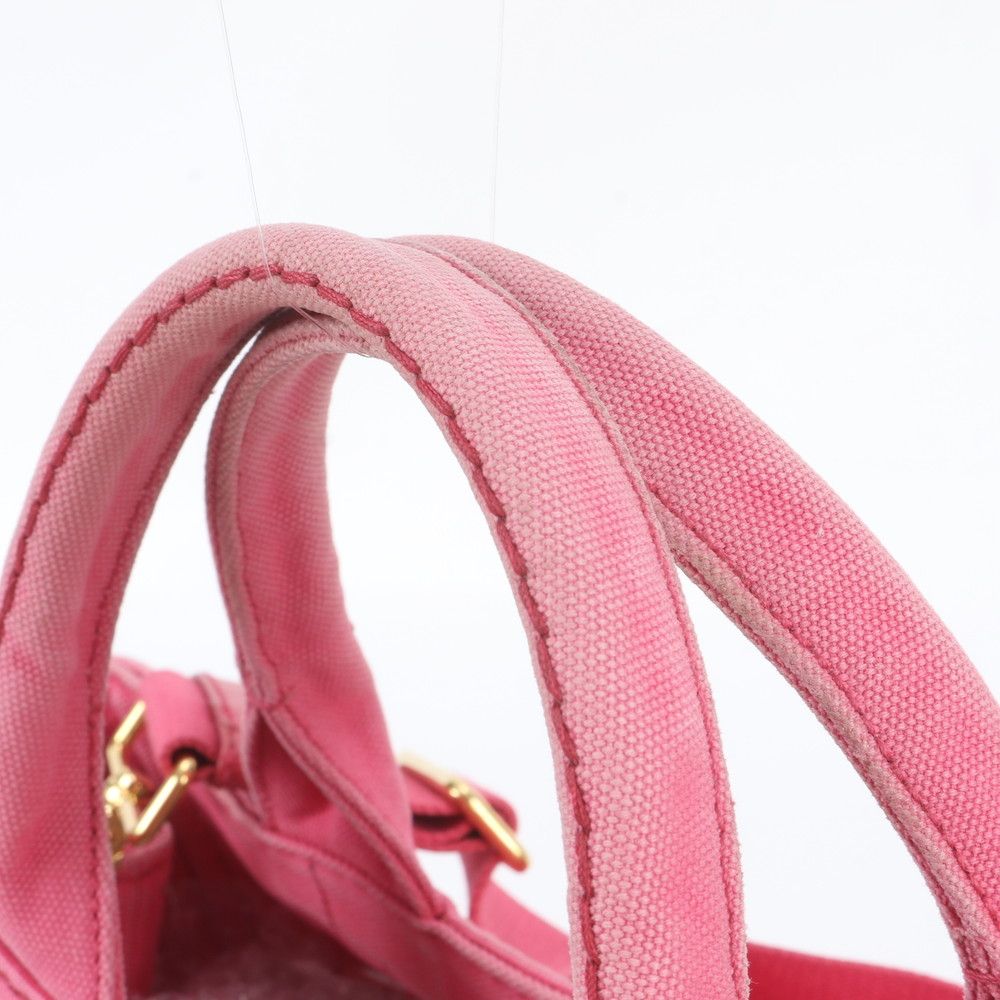 Prada Canapa Shoulder Bag Crossbody Tote with Nagoya Icard — view 3