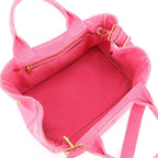 Prada Canapa Shoulder Bag Crossbody Tote with Nagoya Icard — view 8