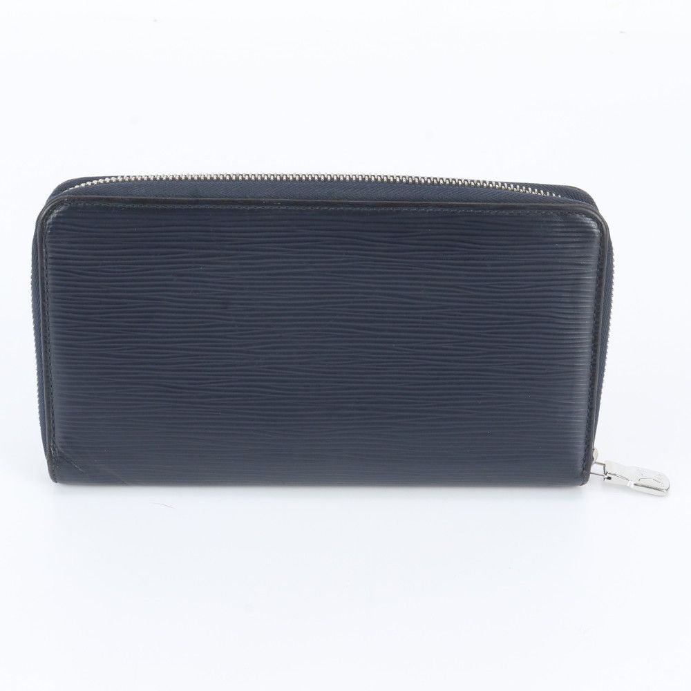 Louis Vuitton Epi Zippy Organizer NM Blue Marine Wallet Zip Around — view 2