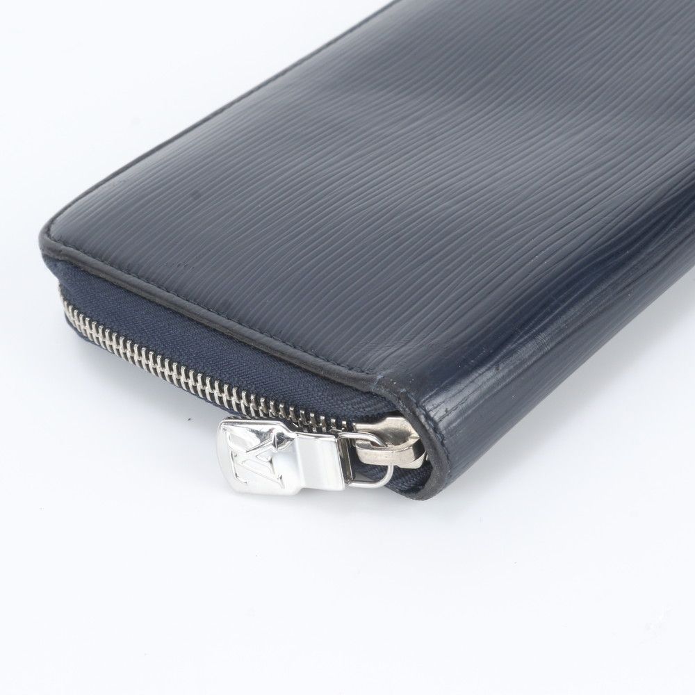 Louis Vuitton Epi Zippy Organizer NM Blue Marine Wallet Zip Around — view 5