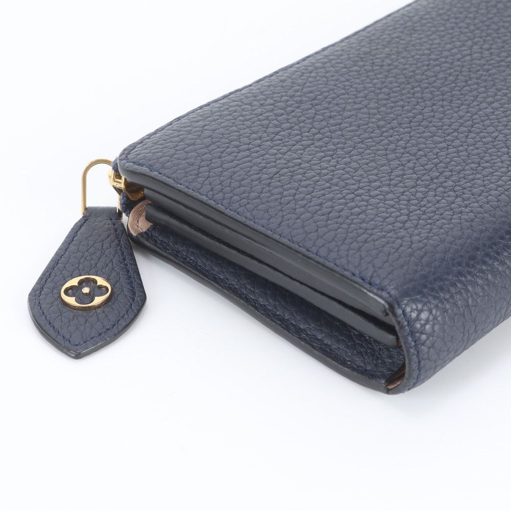 Louis Vuitton Taurillon Leather Portefeuille Comet Blue Marine Wallet — view 4