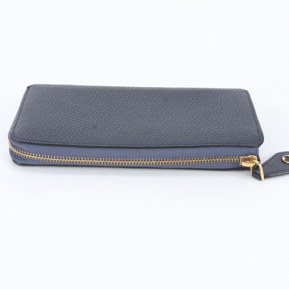 Louis Vuitton Taurillon Leather Portefeuille Comet Blue Marine Wallet — view 5