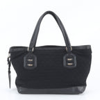Gucci GG Neoprene Leather Tote Bag Shoulder Black