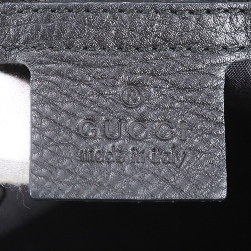 Gucci GG Neoprene Leather Tote Bag Shoulder Black — view 8