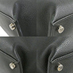 Fendi Peekaboo Iconic Essential Selleria Black Silver 2-Way Handbag — view 8