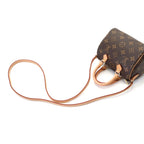 Louis Vuitton Nano Speedy Shoulder Bag Monogram Canvas Brown — view 4