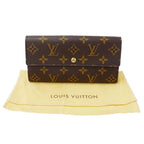 Louis Vuitton Wallet Monogram Canvas Portefeuille Sarah Brown Flap Ceremony — view 7