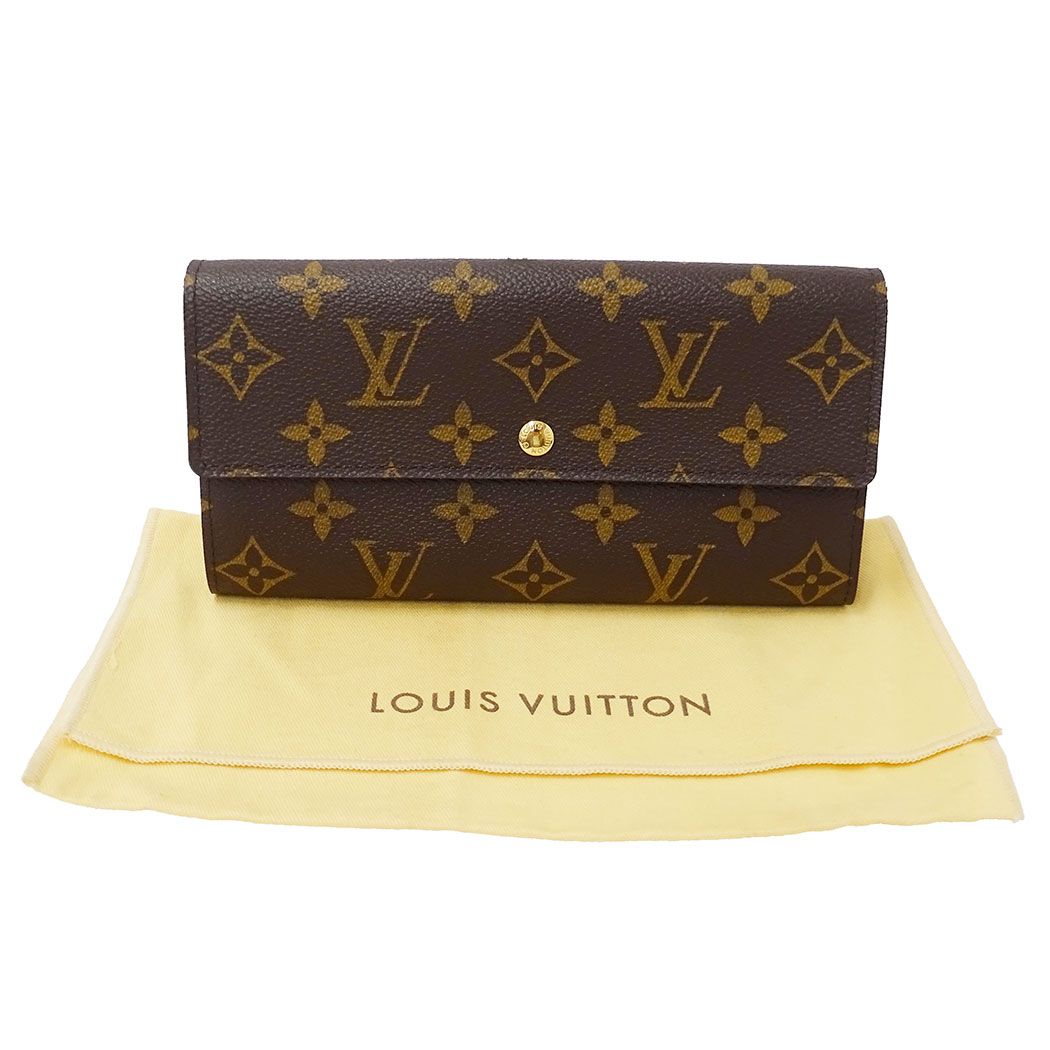 Louis Vuitton Wallet Monogram Canvas Portefeuille Sarah Brown Flap Ceremony — view 7