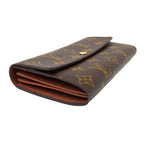 Louis Vuitton Wallet Monogram Canvas Portefeuille Sarah Brown Flap Ceremony — view 3
