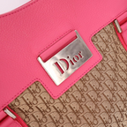 Dior Handbag Trotter Logo Plate Cotton Canvas — view 4