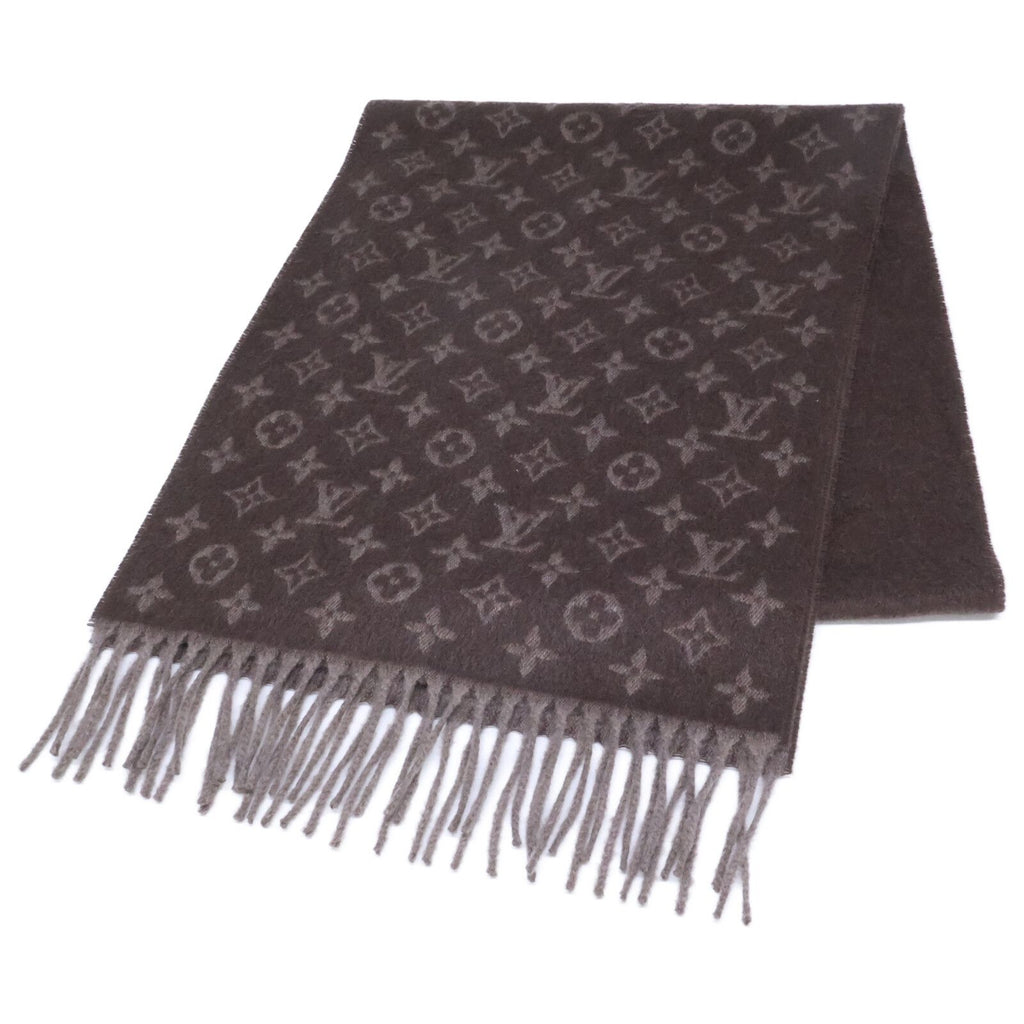 Louis Vuitton Cashmere Wool Blend Echarpe Monogram Gradient