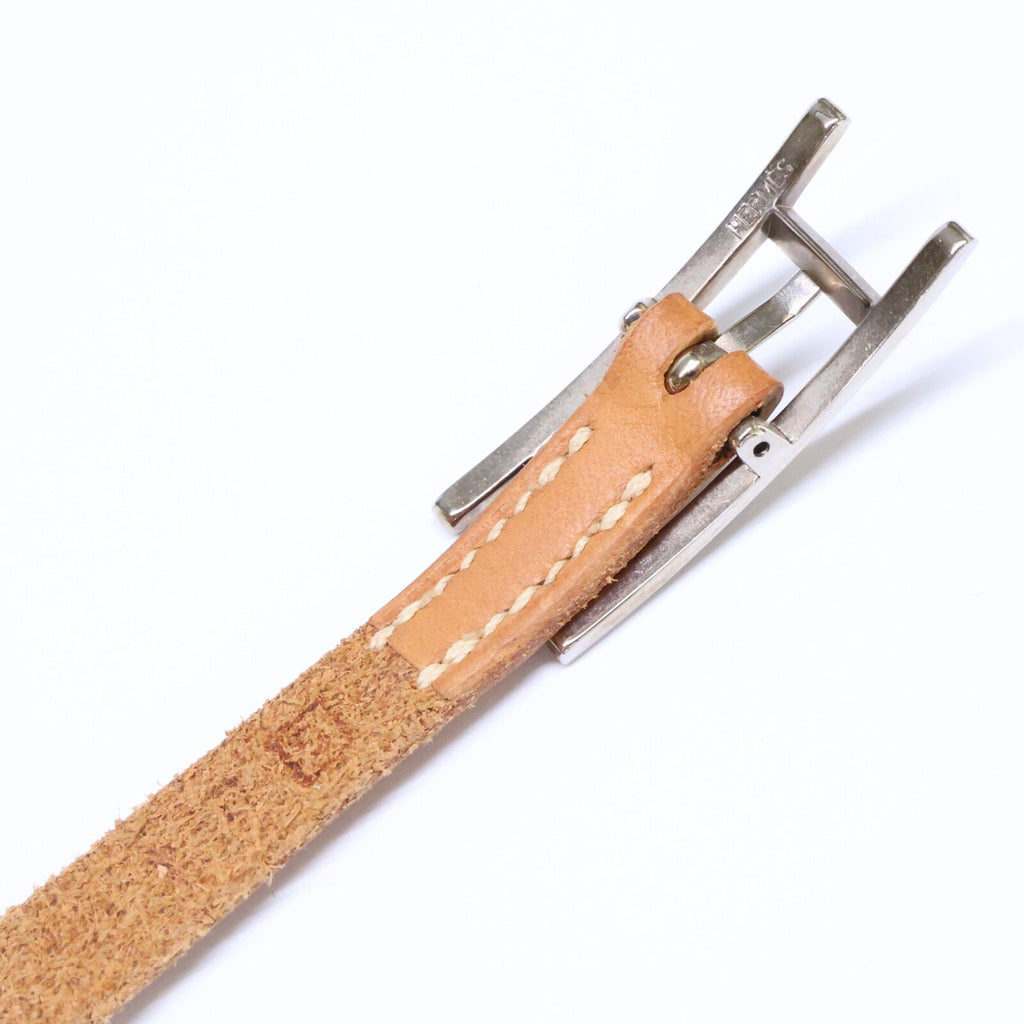 Hermes Behapi Leather Bracelet Brown — view 8