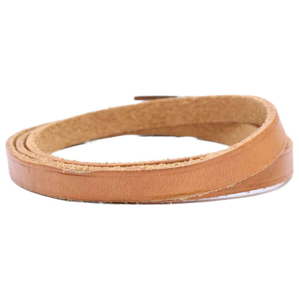 Hermes Behapi Leather Bracelet Brown — view 4