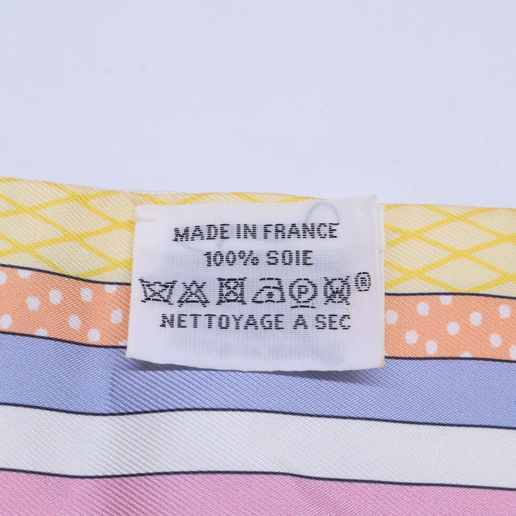 Hermes Grand Theater Nouveau Silk Twilly Scarf — view 8