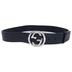 Gucci Aabza Interlocking G Signature Leather 105 42 Belt — view 2