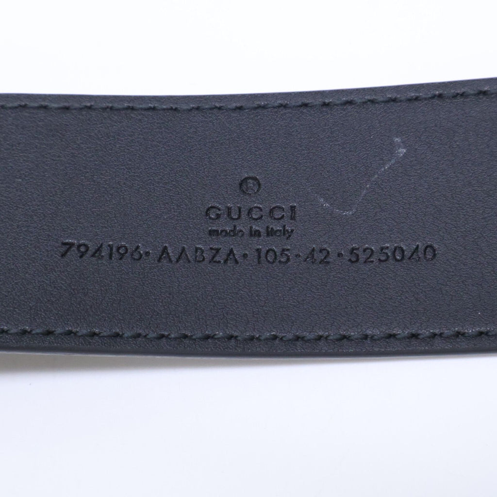 Gucci Aabza Interlocking G Signature Leather 105 42 Belt — view 8