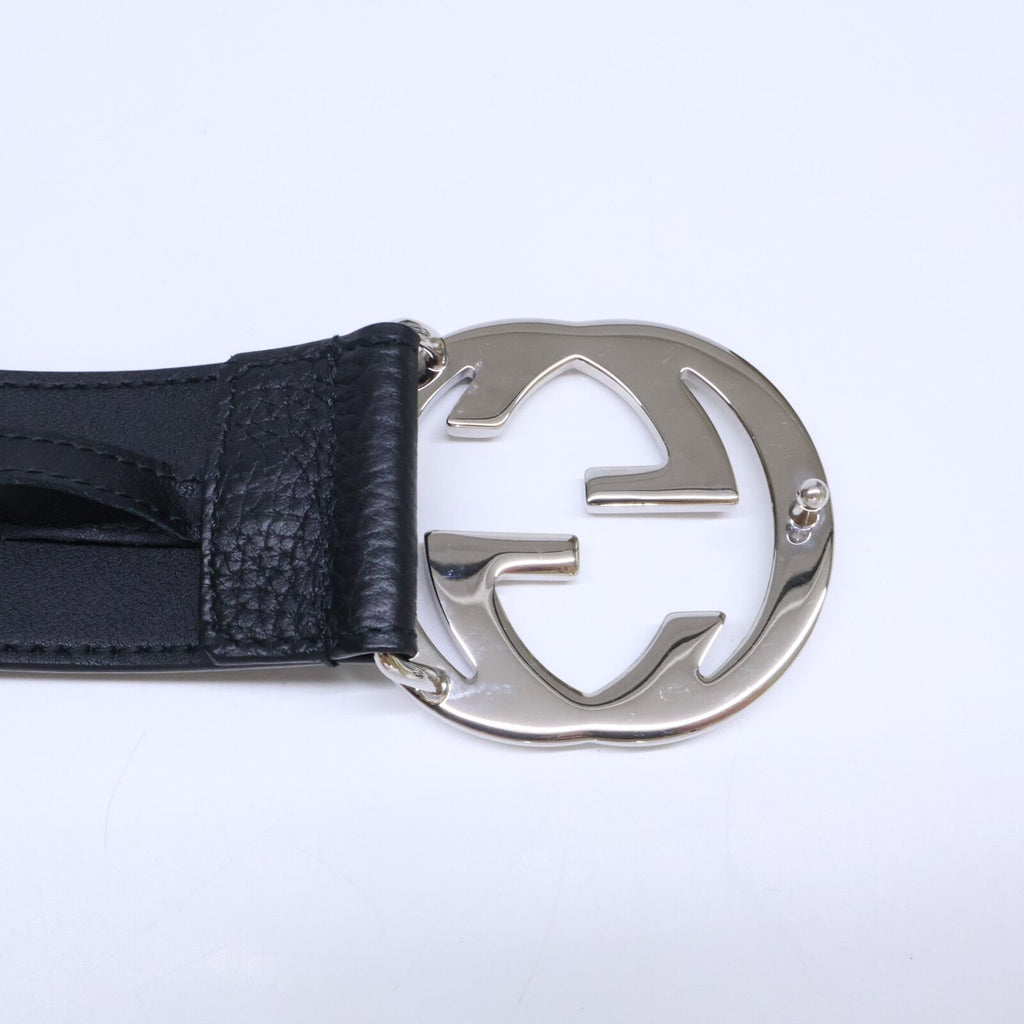 Gucci Aabza Interlocking G Signature Leather 105 42 Belt — view 5