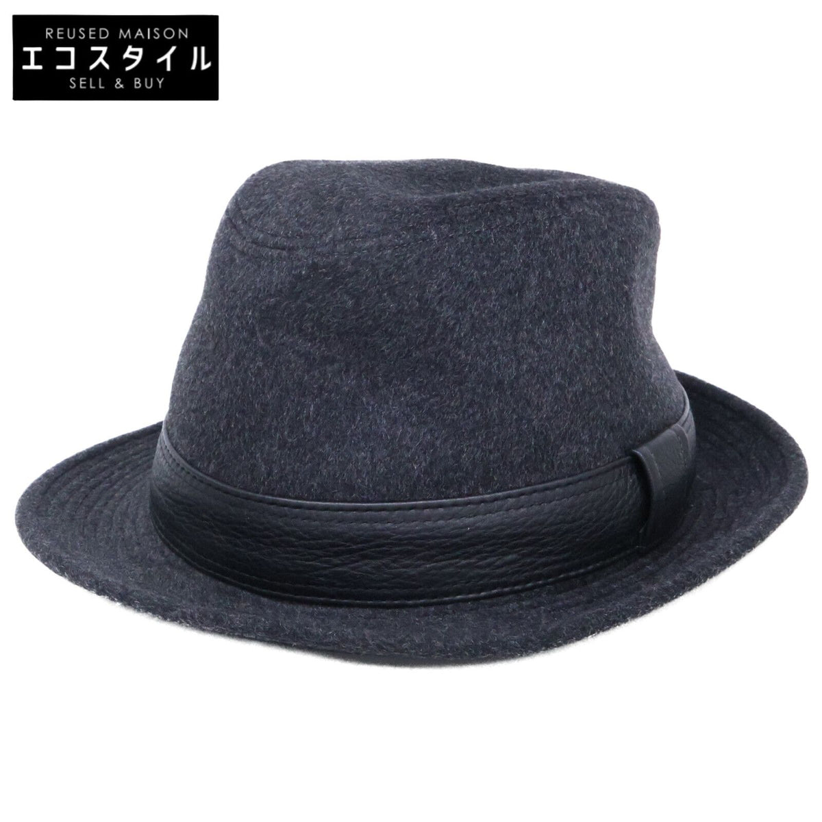 Hermes Cashmere Deerskin Folded Hat 58