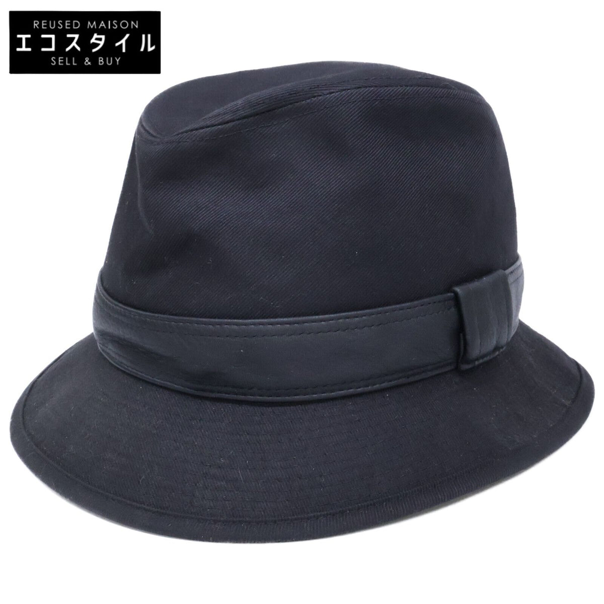 Hermes Cotton Deerskin Folded Hat 58