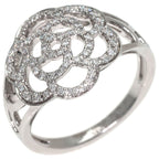 Chanel Camellia Diamond 58 Ring 18K White Gold — view 2