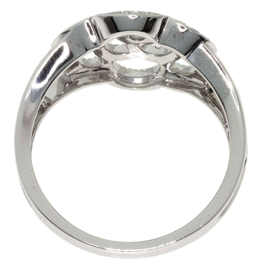 Chanel Camellia Diamond 58 Ring 18K White Gold — view 4