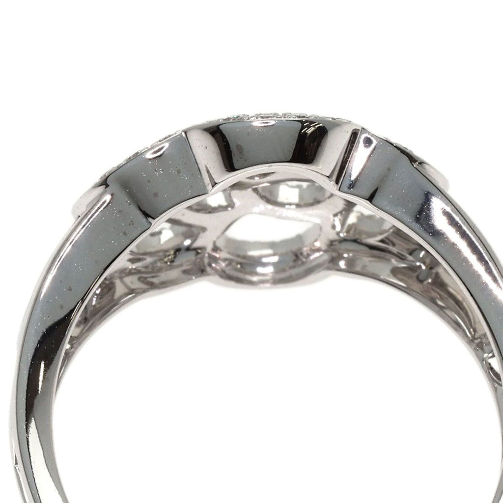 Chanel Camellia Diamond 58 Ring 18K White Gold — view 7