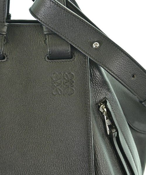 Loewe Anagram Hammock Medium Handbag Black — view 8