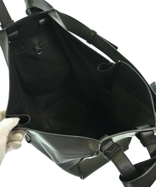 Loewe Anagram Hammock Medium Handbag Black — view 3