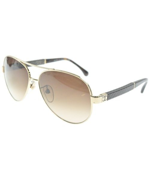 Chanel Sunglasses Eyewear Gold